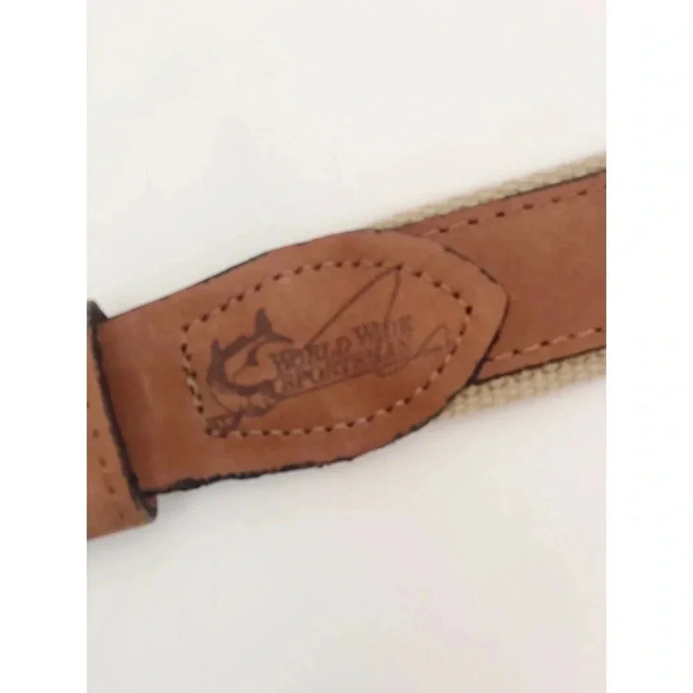 Men’s World Wide Sportsman Dolphin Embossed Belt